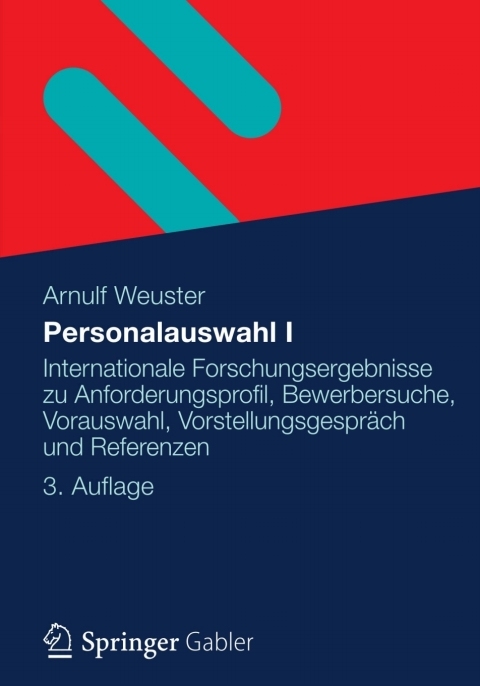 Cover image for book Personalauswahl I