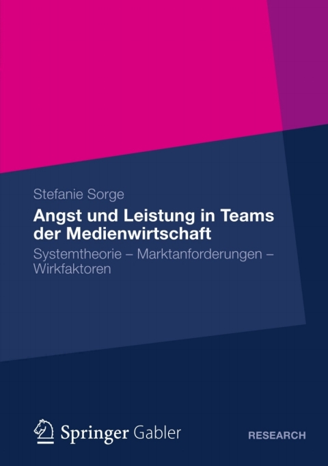 Cover image for book Angst und Leistung in Teams der Medienwirtschaft