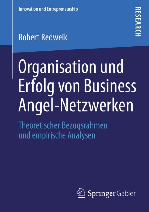 Cover image for book Organisation und Erfolg von Business Angel-Netzwerken