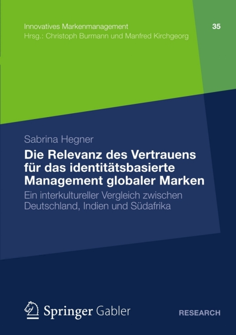 Cover image for book Die Relevanz des Vertrauens für das identitätsbasierte Management globaler Marken