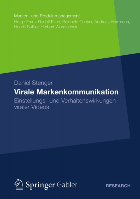 Cover image for book Virale Markenkommunikation