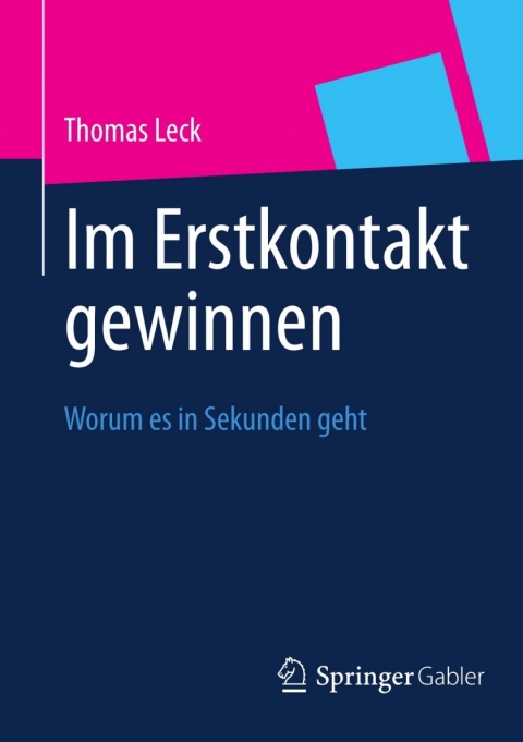 Cover image for book Im Erstkontakt gewinnen