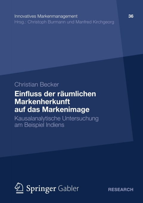 Cover image for book Einfluss der räumlichen Markenherkunft auf das Markenimage