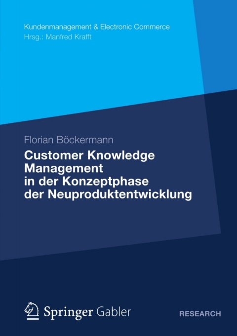 Cover image for book Customer Knowledge Management in der Konzeptphase der Neuproduktentwicklung