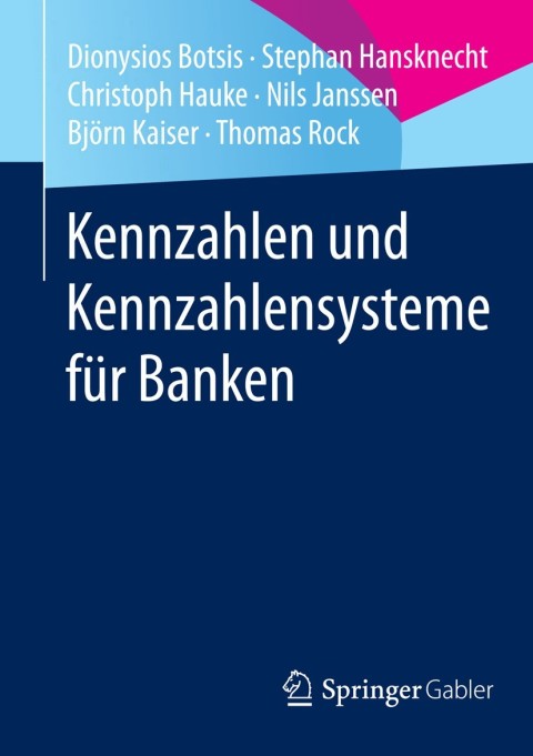 Cover image for book Kennzahlen und Kennzahlensysteme für Banken