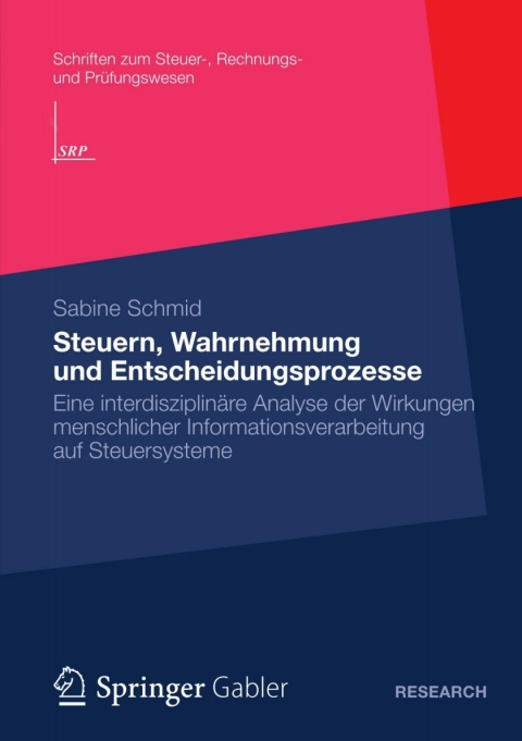 Cover image for book Steuern, Wahrnehmung und Entscheidungsprozesse