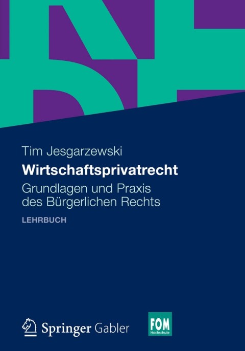 Cover image for book Wirtschaftsprivatrecht