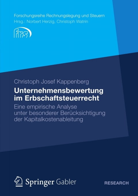 Cover image for book Unternehmensbewertung im Erbschaftsteuerrecht
