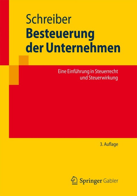 Cover image for book Besteuerung der Unternehmen