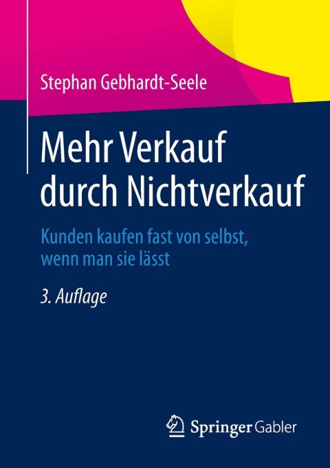 Cover image for book Mehr Verkauf durch Nichtverkauf