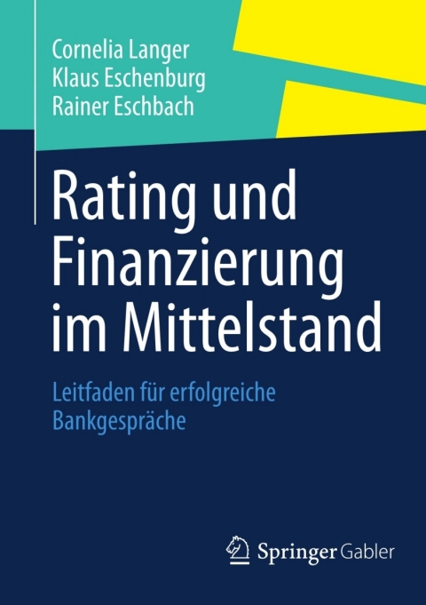Cover image for book Rating und Finanzierung im Mittelstand