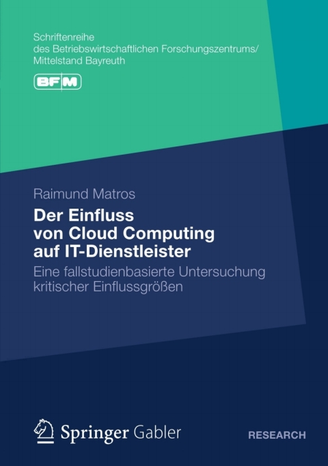 Cover image for book Der Einfluss von Cloud Computing auf IT-Dienstleister