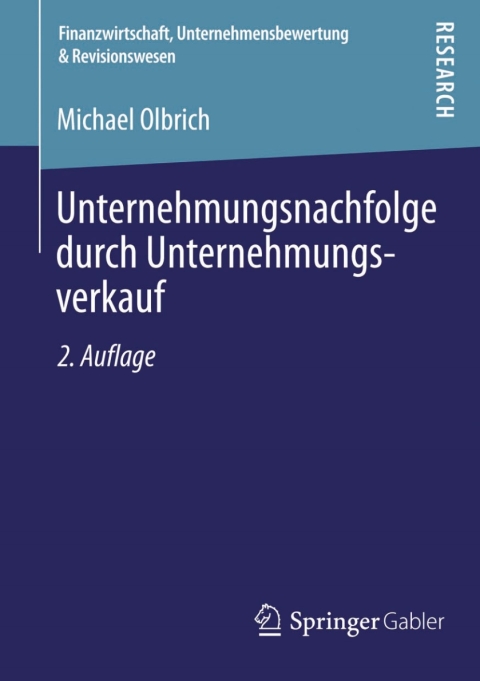 Cover image for book Unternehmungsnachfolge durch Unternehmungsverkauf