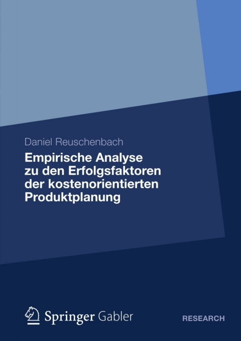Cover image for book Empirische Analyse zu den Erfolgsfaktoren der kostenorientierten Produktplanung