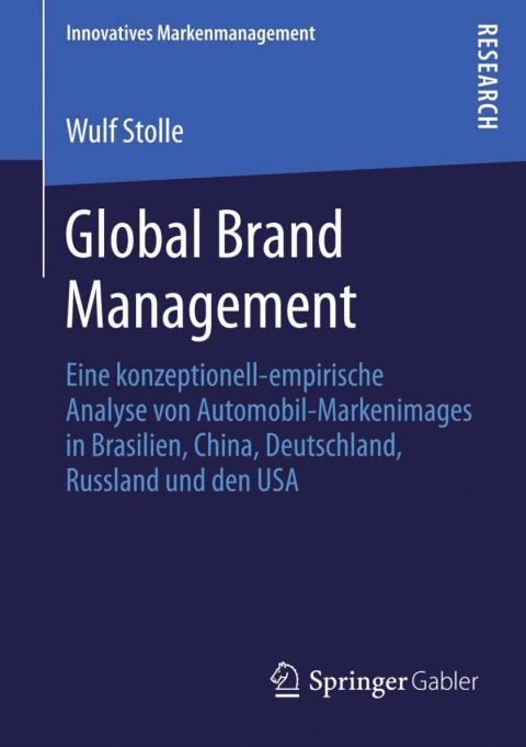 Cover image for book Global Brand Management