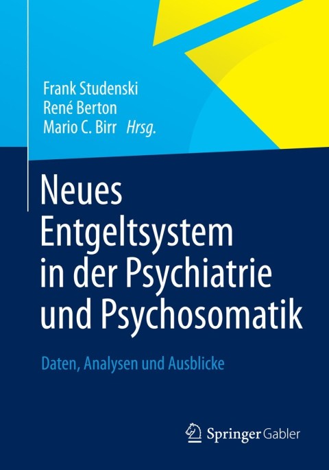 Cover image for book Neues Entgeltsystem in der Psychiatrie und Psychosomatik