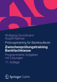 Cover image: Zwischenprüfungstraining Bankfachklasse 11th edition 9783834941916
