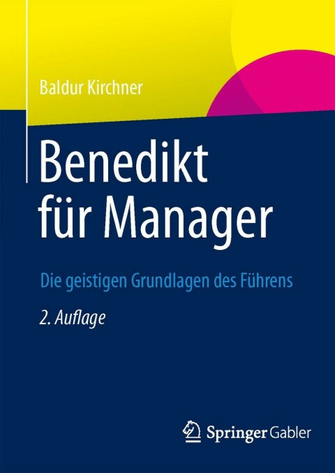 Cover image for book Benedikt für Manager