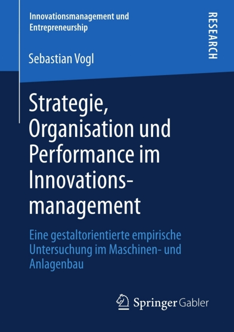 Cover image for book Strategie, Organisation und Performance im Innovationsmanagement
