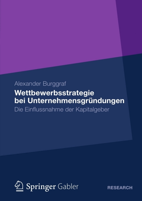 Cover image for book Wettbewerbsstrategie bei Unternehmensgründungen