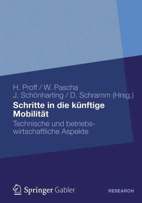 Cover image for book Schritte in die künftige Mobilität
