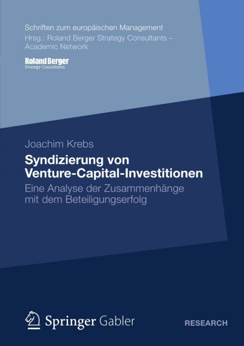 Cover image for book Syndizierung von Venture-Capital-Investitionen