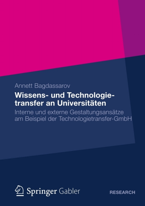 Cover image for book Wissens- und Technologietransfer an Universitäten
