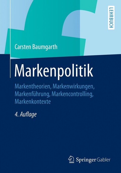 Cover image for book Markenpolitik