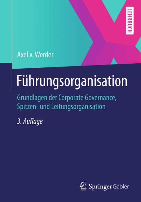 Cover image for book Führungsorganisation