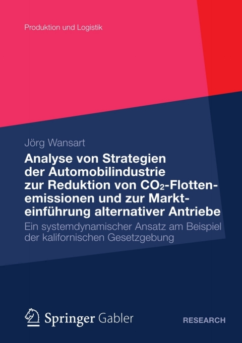 Cover image for book Analyse von Strategien der Automobilindustrie zur Reduktion von CO2-Flottenemissionen und zur Markteinführung alternativer Antriebe
