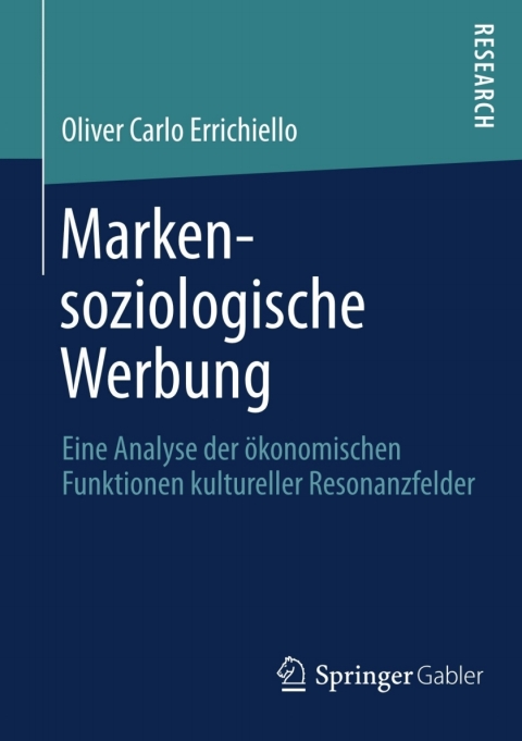 Cover image for book Markensoziologische Werbung
