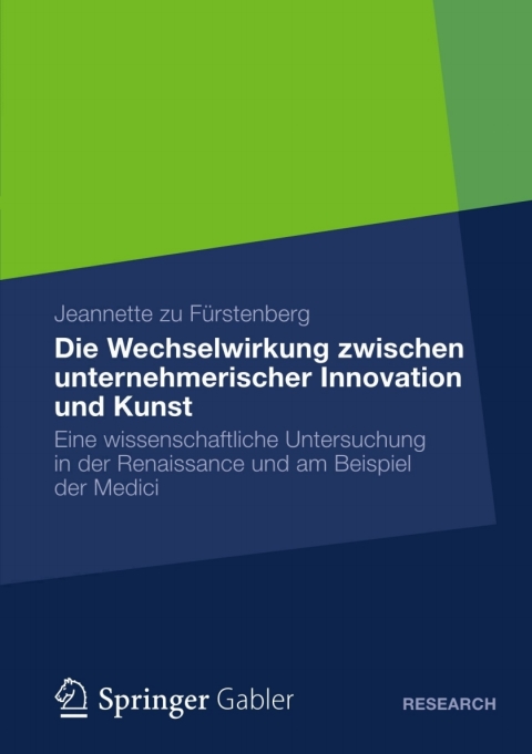 Cover image for book Die Wechselwirkung zwischen unternehmerischer Innovation und Kunst