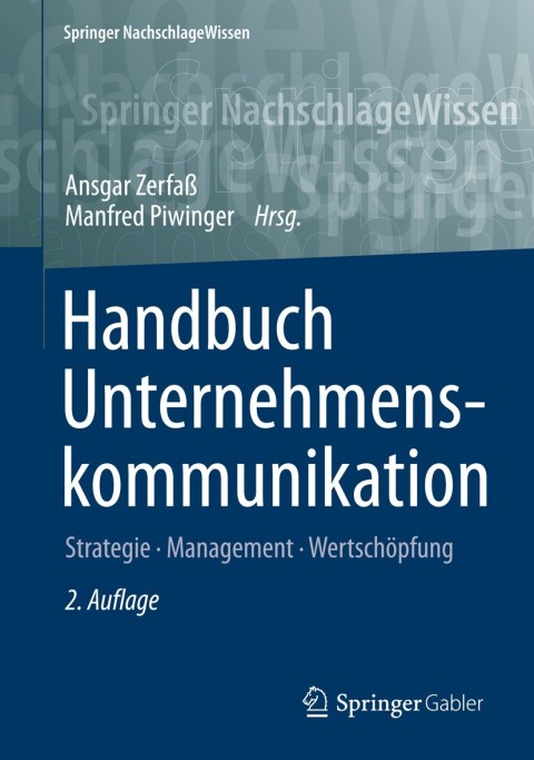 Cover image for book Handbuch Unternehmenskommunikation