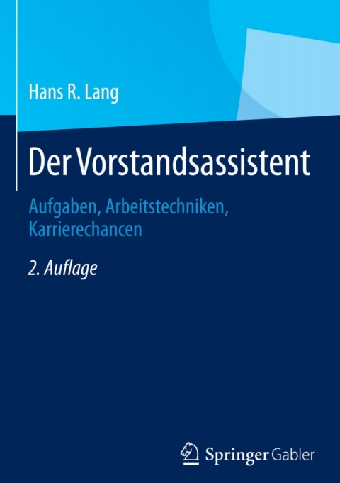 Cover image for book Der Vorstandsassistent