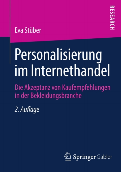 Cover image for book Personalisierung im Internethandel