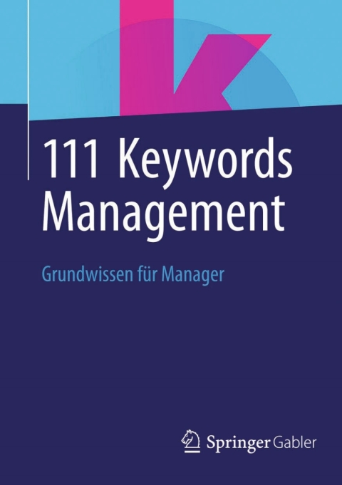Cover image for book 111 Keywords Management