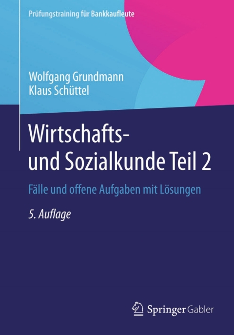 Cover image for book Wirtschafts- und Sozialkunde Teil 2