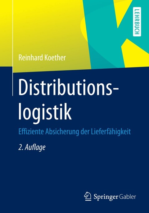 Cover image for book Distributionslogistik