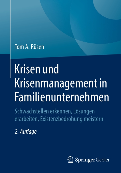 Cover image for book Krisen und Krisenmanagement in Familienunternehmen