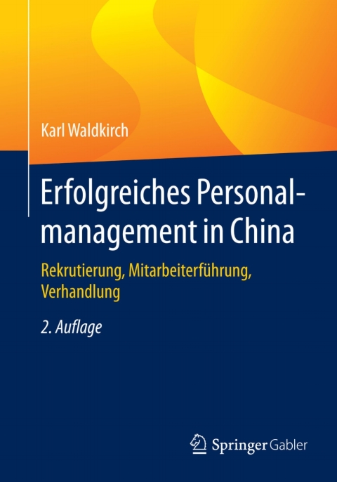 Cover image for book Erfolgreiches Personalmanagement in China