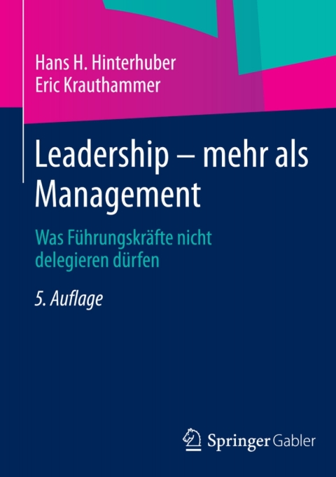 Cover image for book Leadership — mehr als Management