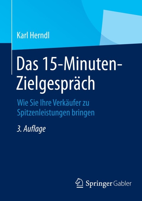 Cover image for book Das 15-Minuten-Zielgespräch