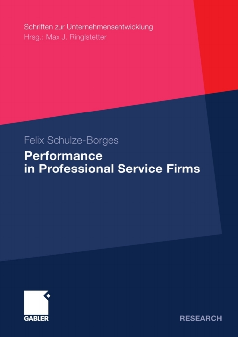 Cover image for book Performance in Professional Service Firms