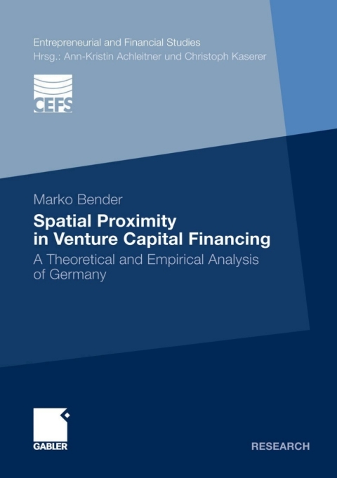 Cover image for book Spatial Proximity in Venture Capital Financing