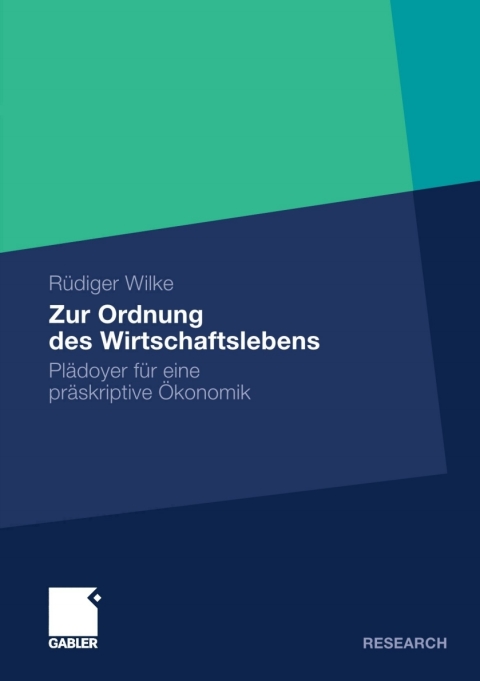 Cover image for book Zur Ordnung des Wirtschaftslebens
