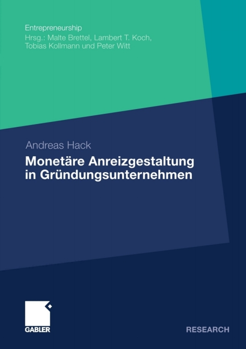 Cover image for book Monetäre Anreizgestaltung in Gründungsunternehmen