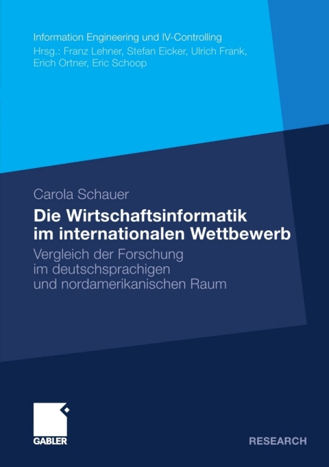 Cover image for book Die Wirtschaftsinformatik im internationalen Wettbewerb
