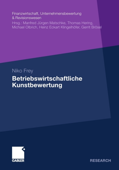 Cover image for book Betriebswirtschaftliche Kunstbewertung