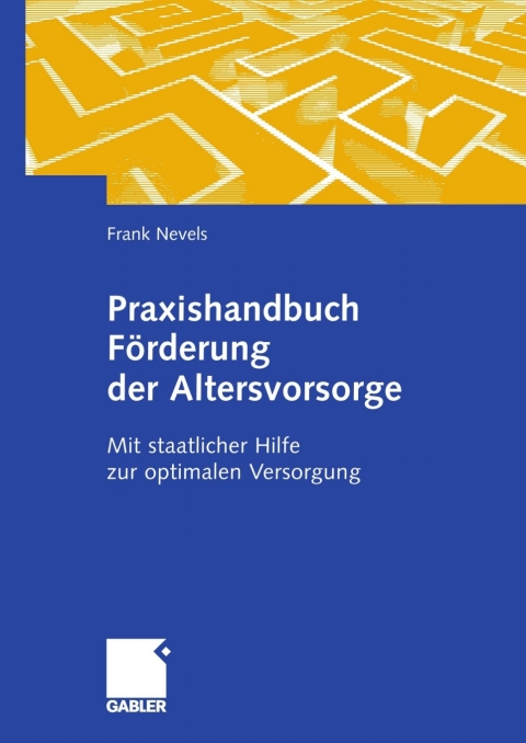 Cover image for book Praxishandbuch Förderung der Altersvorsorge