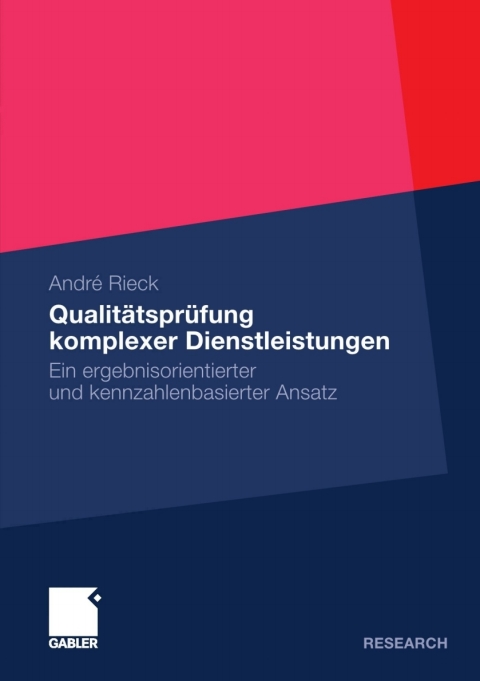 Cover image for book Qualitätsprüfung komplexer Dienstleistungen